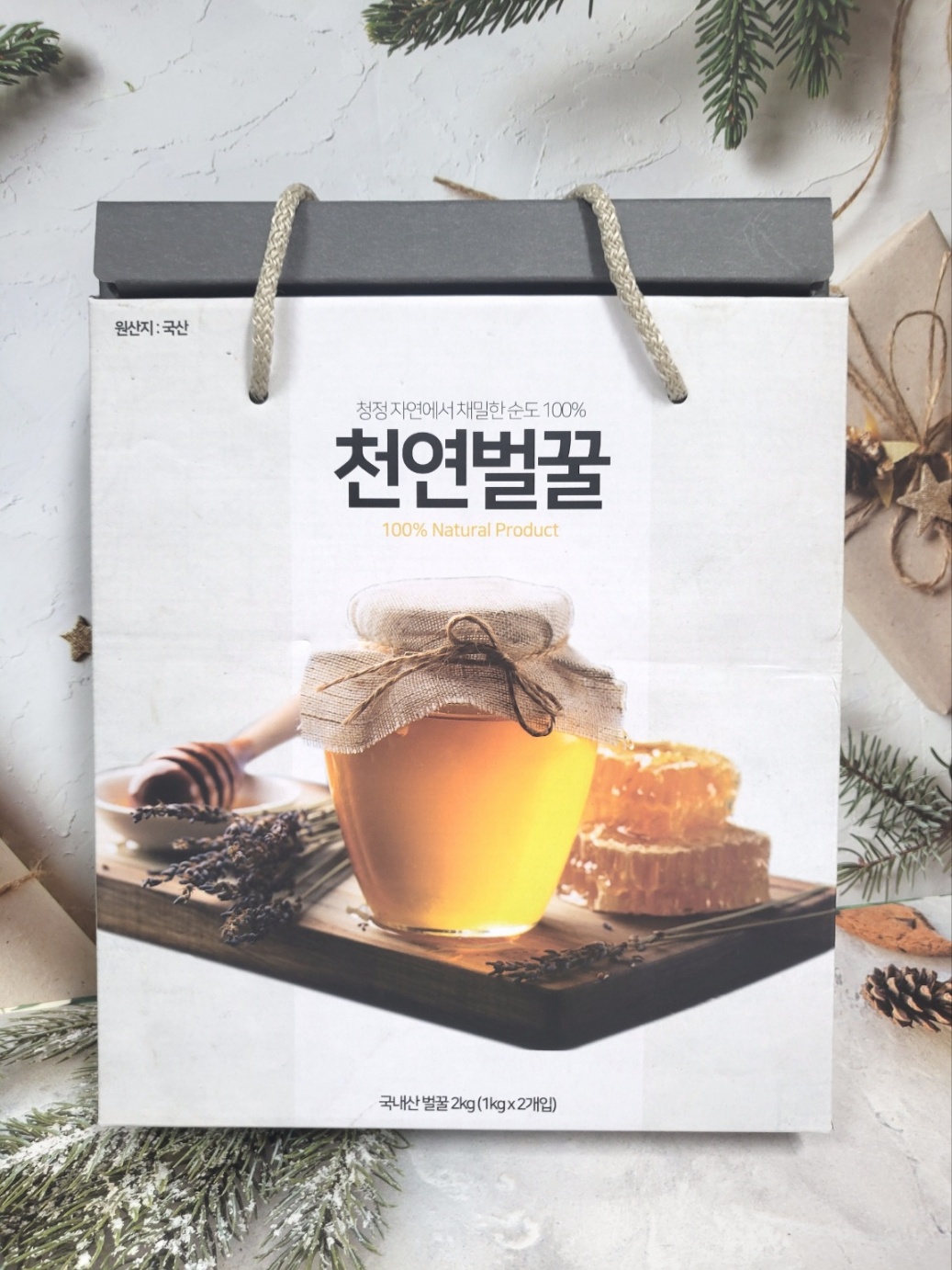 [꿀단지] 꿀선물세트 1kg*2구 (1세트) 숙성 (아카시아꿀,잡화꿀)